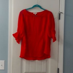 Red blouse